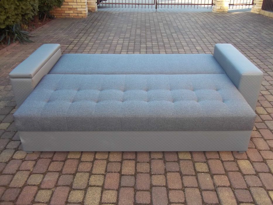 Kanapa/sofa-150 cm szerokie spanie/sprężyny bonell/pojemnik-producent