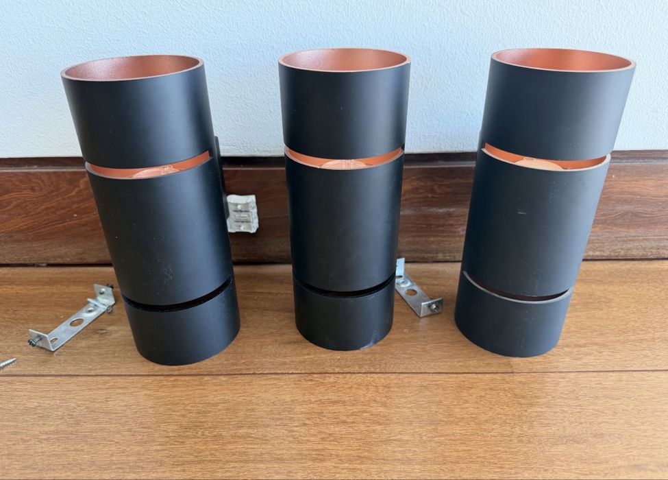 Conjunto 3 candeeiros de parede Leroy Merlin