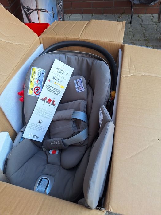 Nosidełko Cybex Fotelik Cybex +baza obrotowa