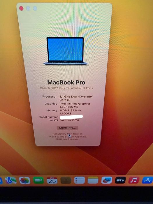 Macbook pro 1706 touch bar como novo sem qualquer risco .