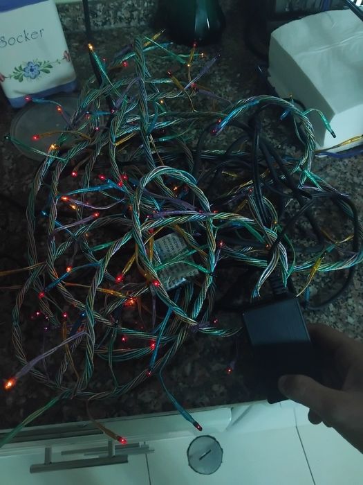 Luzes de natal (tomada Portuguesa)