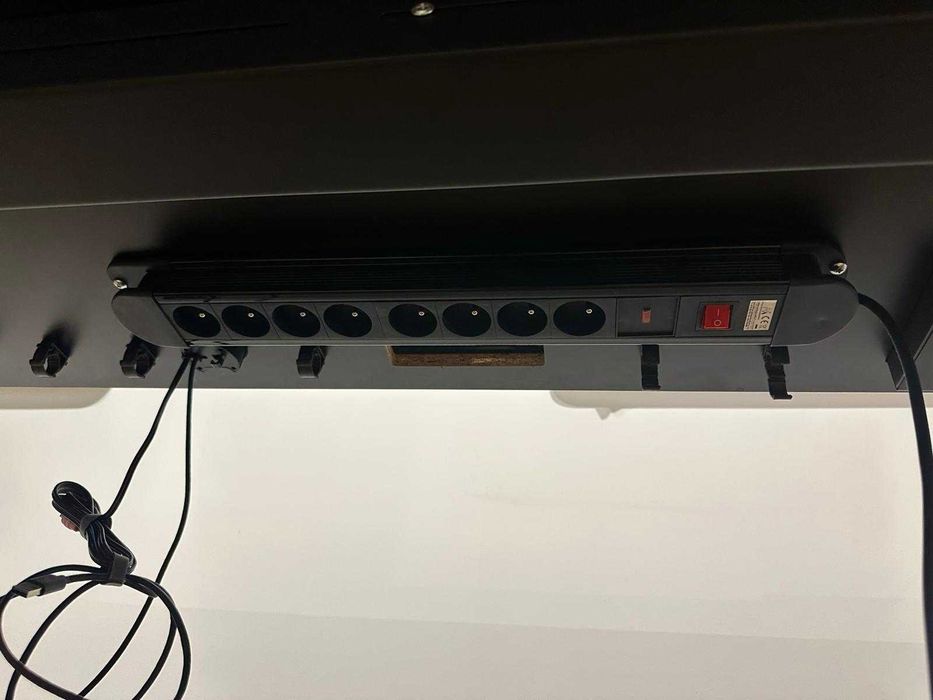 Biurko gamingowe czarne 140x70