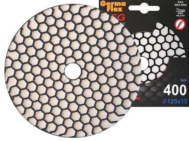 Tarcza Tarcze do szlifowania polerowania GRESU KAFLI PIEG fi 125 P 400