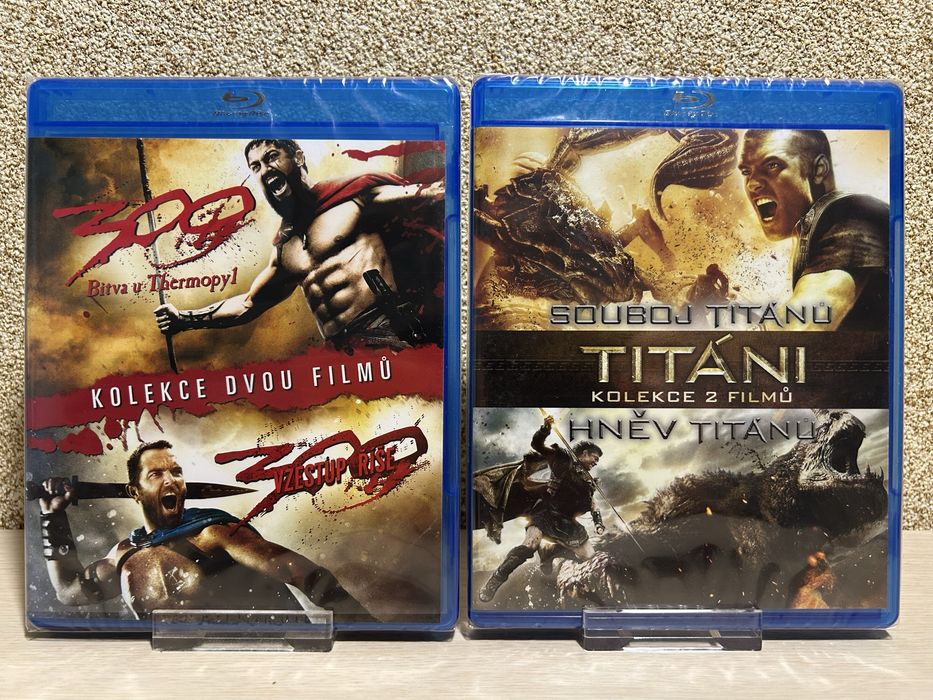 Blu-ray издания РобоКоп 1-4/300 спартанцев 1-2/Битва Титанов 1-2