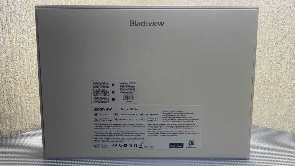 Blackview TAB Active 10 PRO 12+512Gb Black