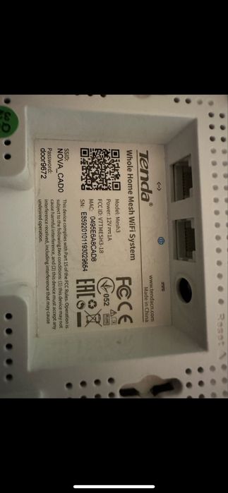 Okazja router WIFI Tenda mesh 3, cena za 3 sztuki.