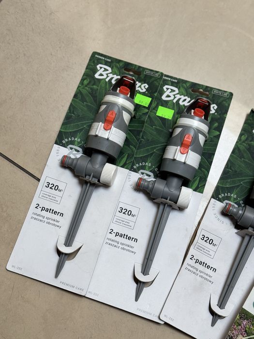 2 funkcyjny zraszacz na kolcu bradas