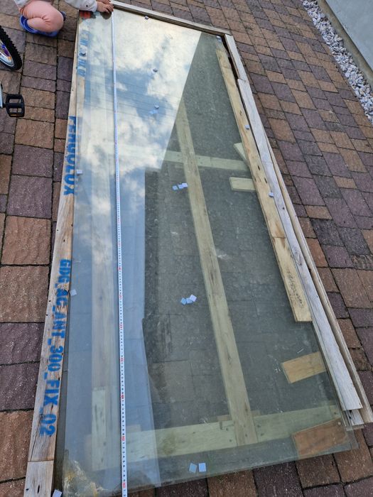 Szyby hartowane pergolux 232x88 grubość 0,8