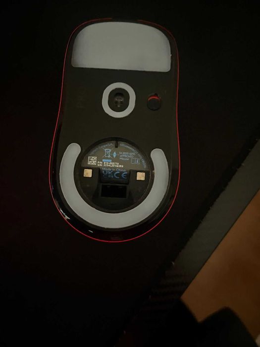 logitech g pro superlight vermelho