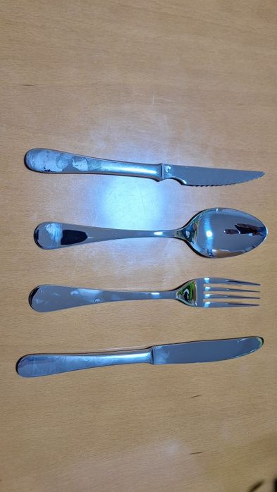 Conjunto de 150 talheres mesa inox