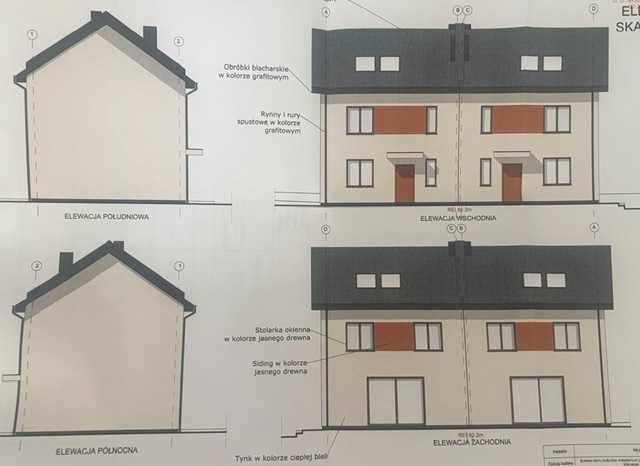 Dom w zabudowie bliźniaczej  – styków, blisko zalewu Starachowice