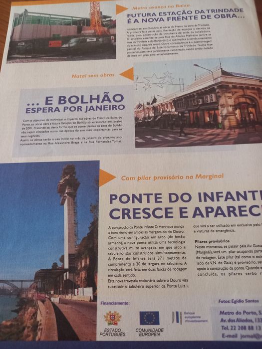 maquete do Metro do Porto 2000 em cartolina para destacar e montar