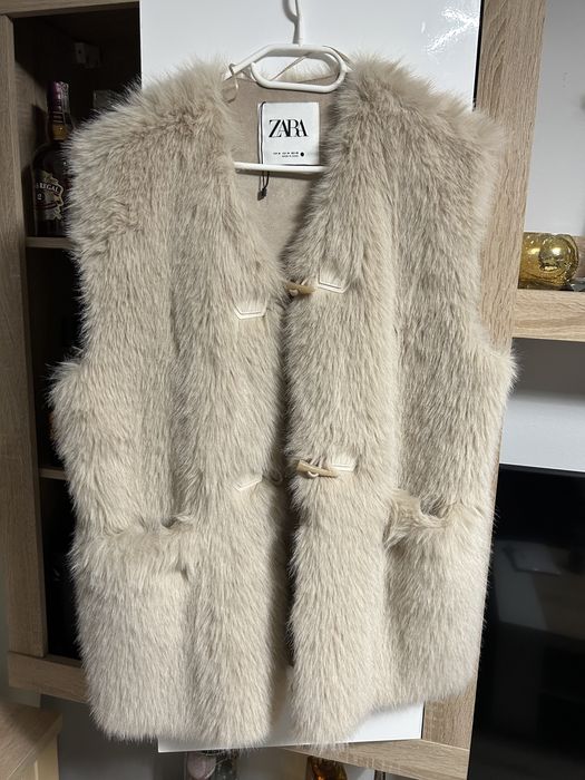 Kamizelka futrzana r 38 zara