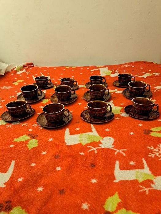 Filiżanki kokardki Pruszków  6 sztuk