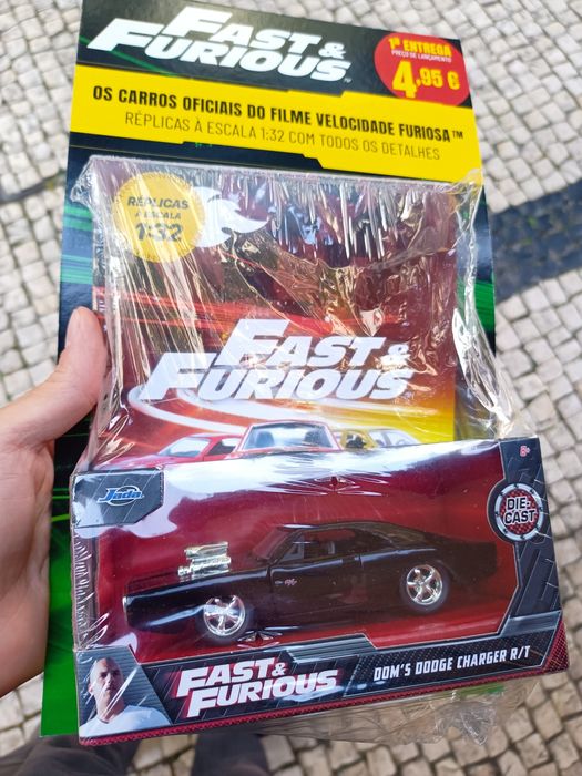 Impecável Diecast 1:32 Dom's Dodge Charger R/T Fast&Furious