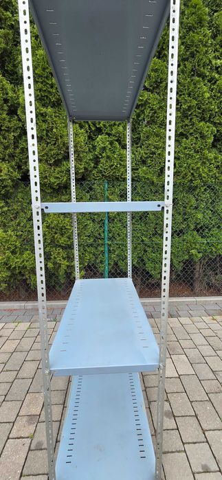 Regał skręcany wolnostojący metalowy półka50x100cm / 200cm wys 4 półki