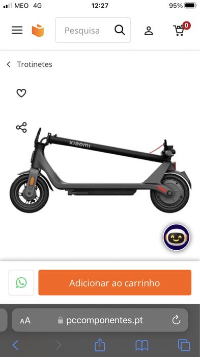 Trotinete Xiaomi nova nunca usada