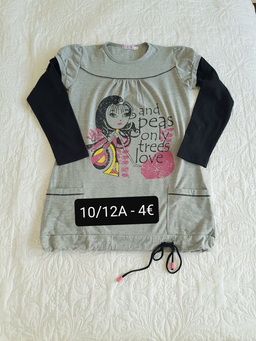 Roupa menina 10 anos