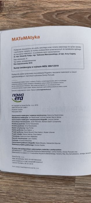 MATeMAtyka 1 zakres podstawowy i rozszerzony