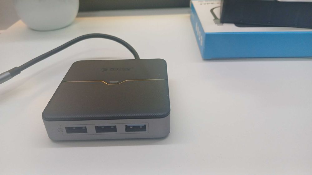 ORICO Hub, 5 em 1 USB C Docking Station com 4K HDMI, 60 W PD Charging