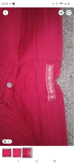 Jeansowa mini spódniczka s
