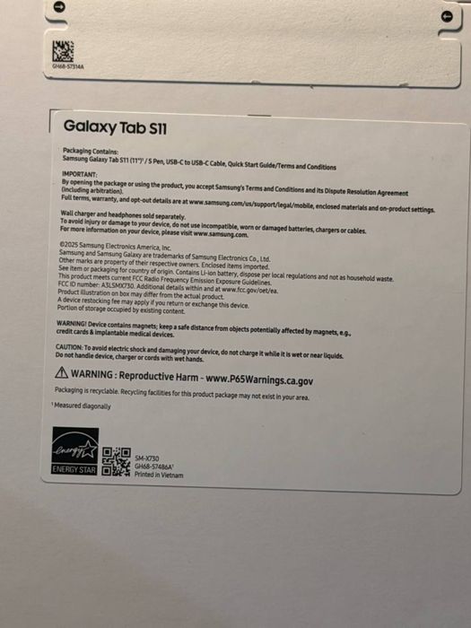 Планшет Samsung Galaxy Tab S11 Wi-Fi 12/128Gb Gray + Pen