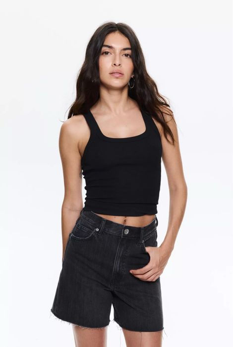 Шорти чорні джинсові