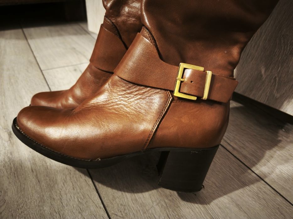 Kozaki Wittchen skóra