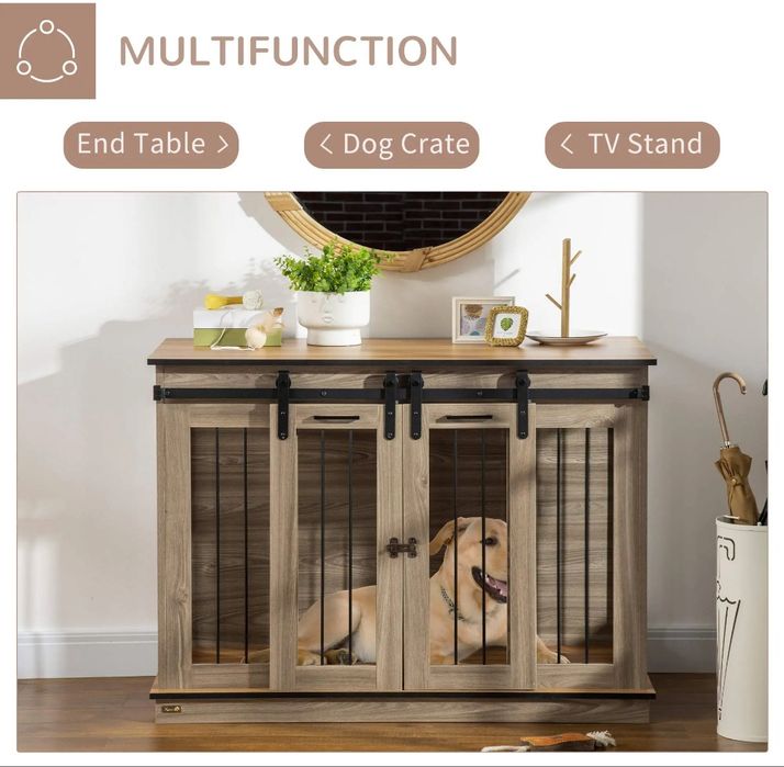 PawHut klatka, elegancki kojec,  dla psów