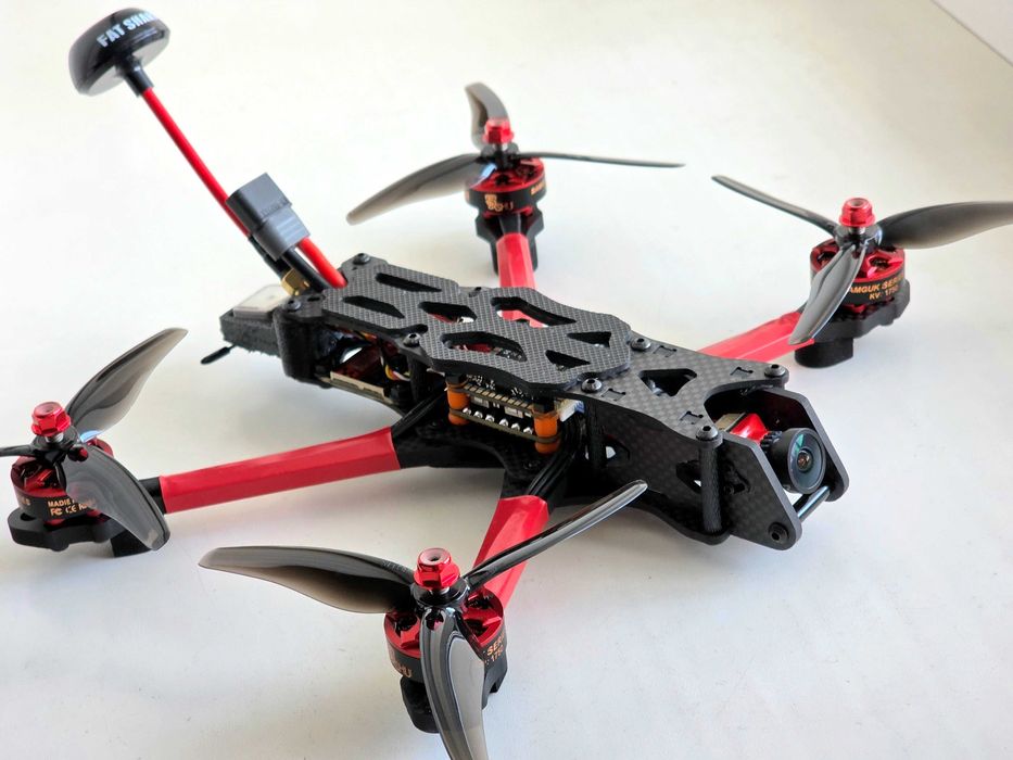 FPV дрон (квадрокоптер) 3", 5" ELRS, GPS, Analog VTX 5.8 GHz + Батарея