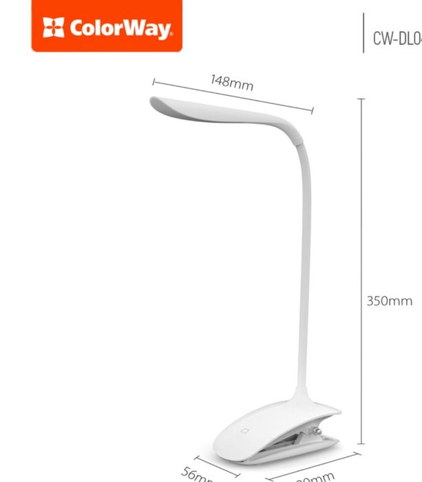 Настольная LED лампа со встроенным акумулятором