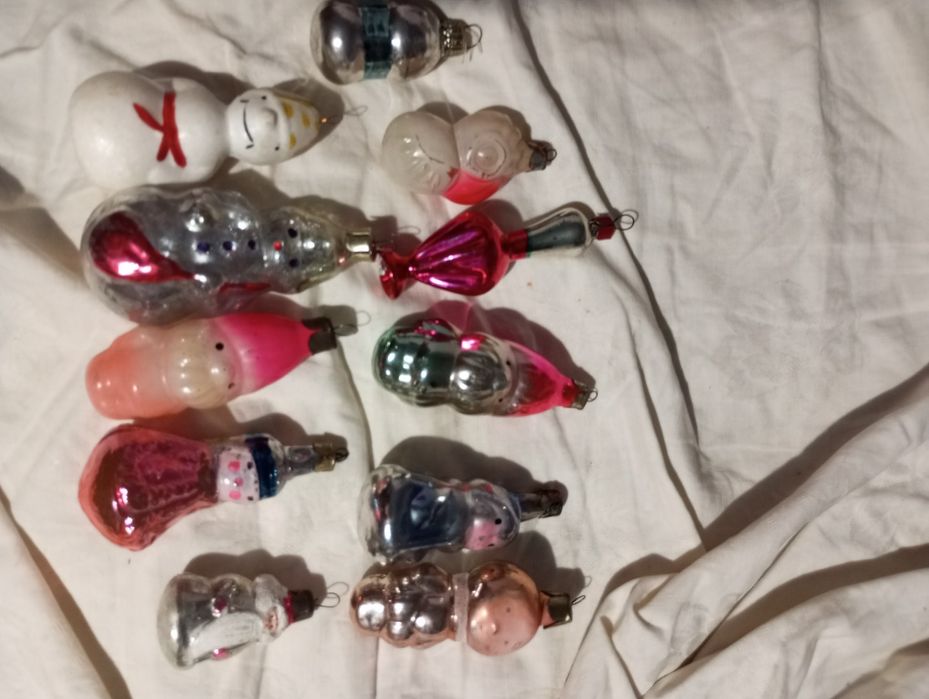 Ёлочные игрушки СССР 10 шт