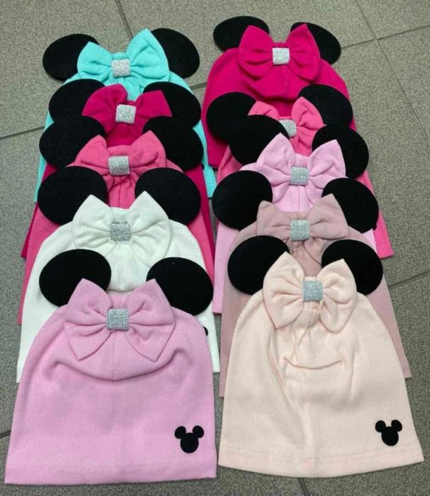 Czapka dziewczęca myszka miki