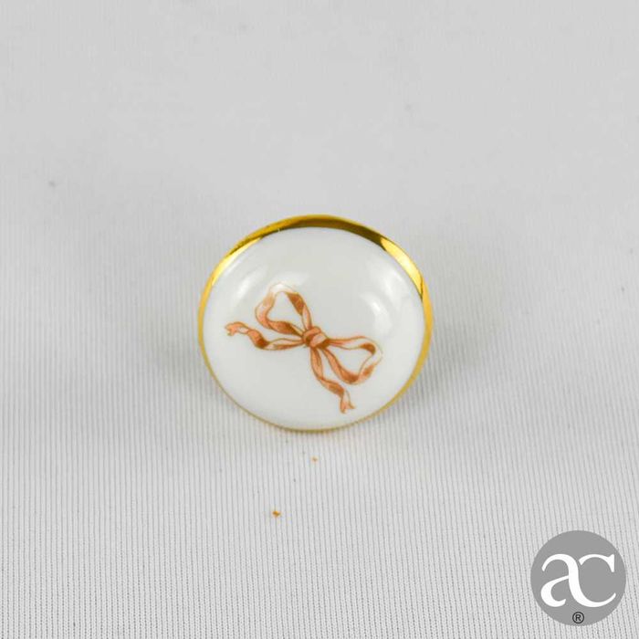 Frasco de perfume, porcelana Artibus, decorado com flores