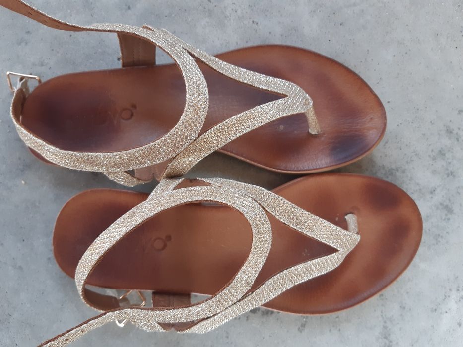 Sandały, Japonki INUOVO roz 36 kolor złoty nowa cena
