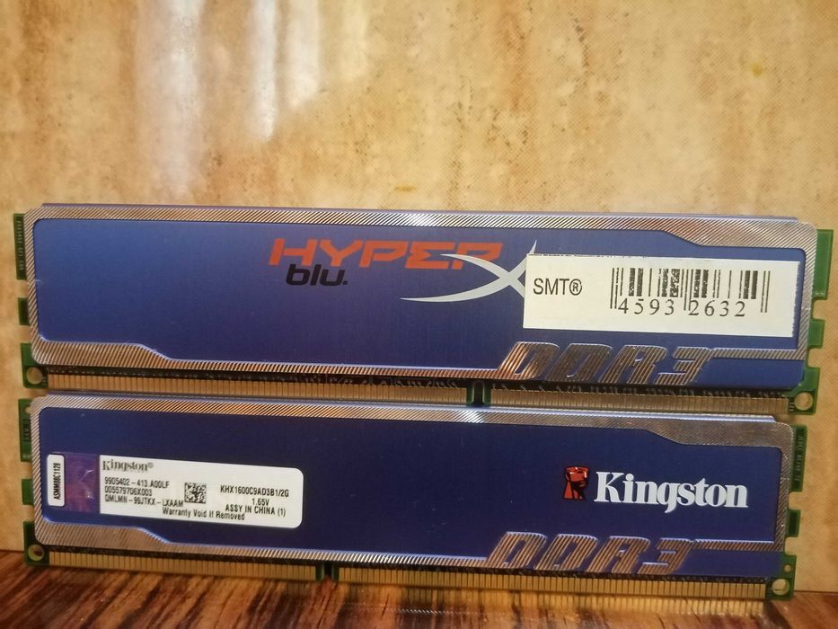 Kingston DDR3-1600 2048MB PC3-12800 HyperX blu (KHX1600C9AD3B1/2G).