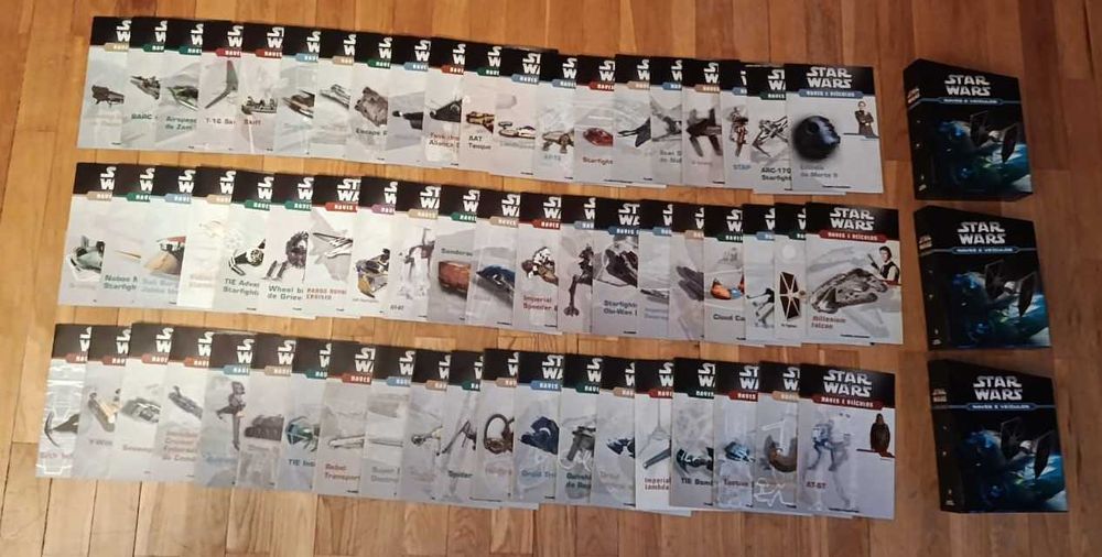 Coleção Completa Star Wars Naves e Veículos Planeta DeAgostini + Fascículos (Revistas)