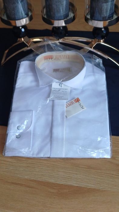Koszula biała męska nowa