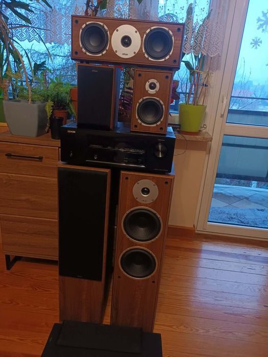 Sprzedam kino domowe głośniki  i amplituner firmy Denon AVR-X 500