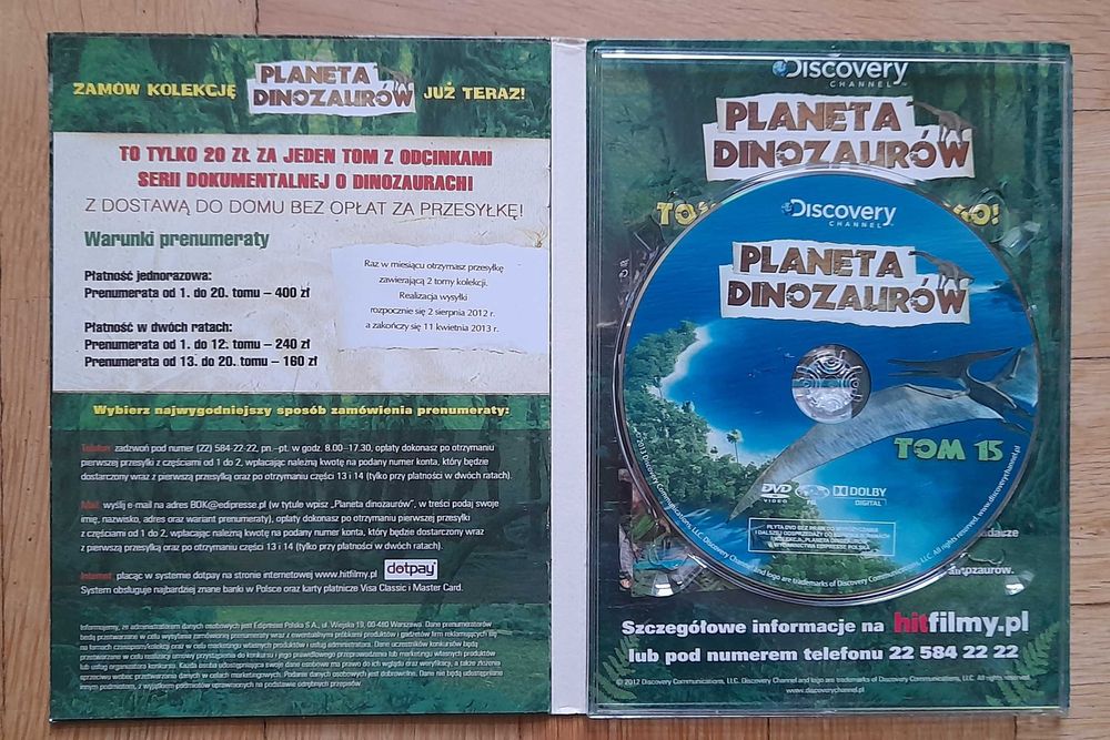 Planeta dinozaurów 15 DVD