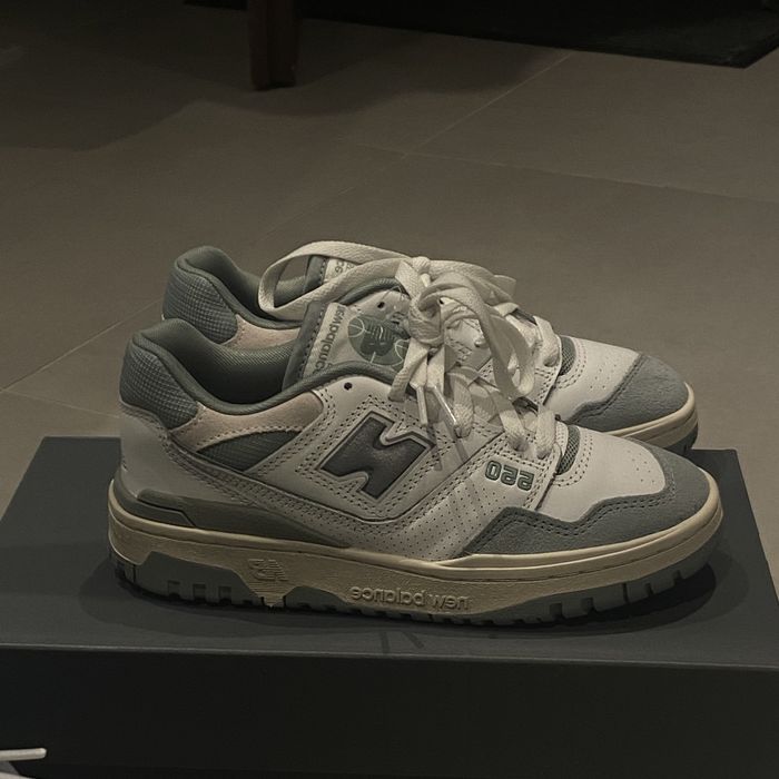 Buty New Balance 550 Unisex rozmiar 36 mesh biały zielony