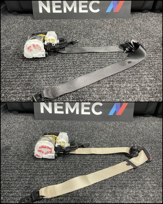 Ремінь передній правий BMW X3 G01 X4 G02 USA бежевий чорний розборка