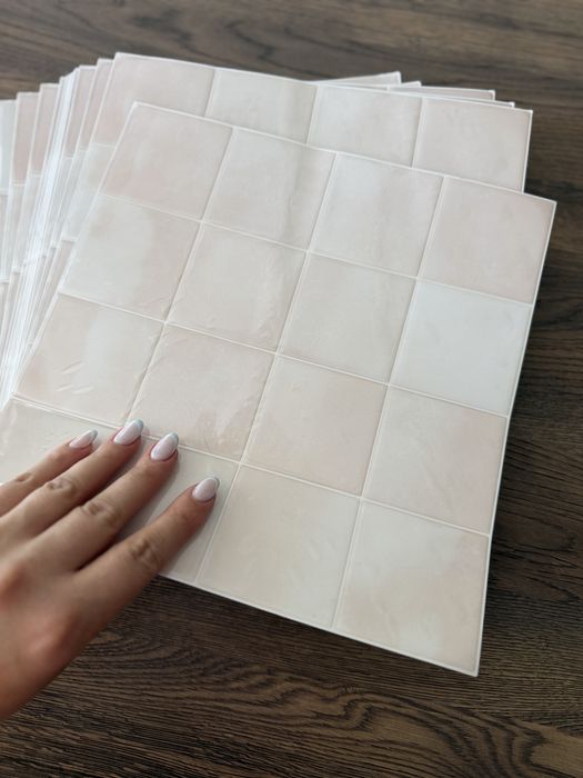 Płytki samoprzylepne 3D ścienne kafelki 27x27 cm zestaw 25 sztuk nowe