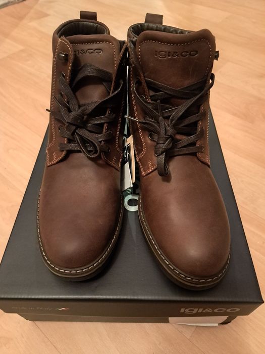 Чоловічі шкіряні ботинки IGI&CO