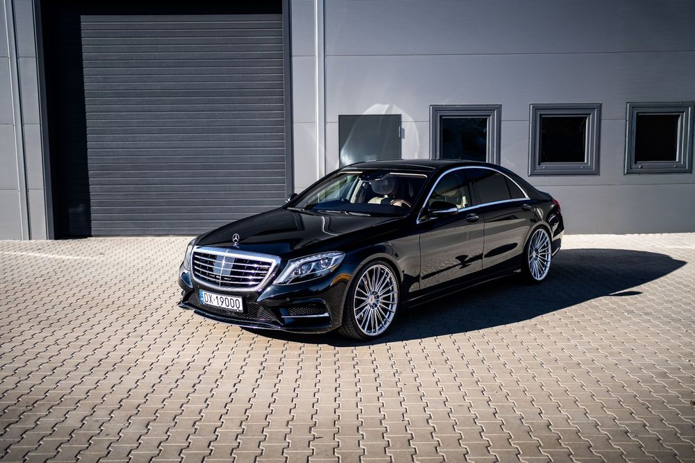 Mercedes-Benz Klasa S Mercedes s klasa w222 long Amg 4matic airmatic 350d 9g tronic 2016