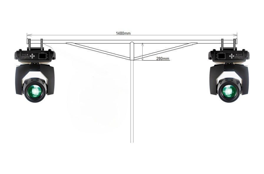 Т- образна Ферма для штатива освітлення
