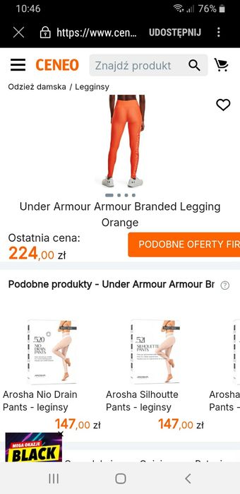Damski sportowy komplet rozmiar M