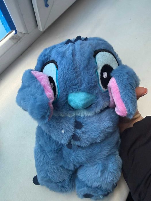 М’яка іграшка стіч (stitch) нічник, дихає, світиться, колискова