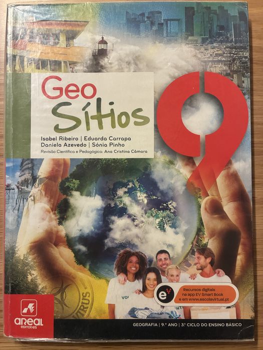 Livros de Ciências Naturais e Geografia do 9° ano