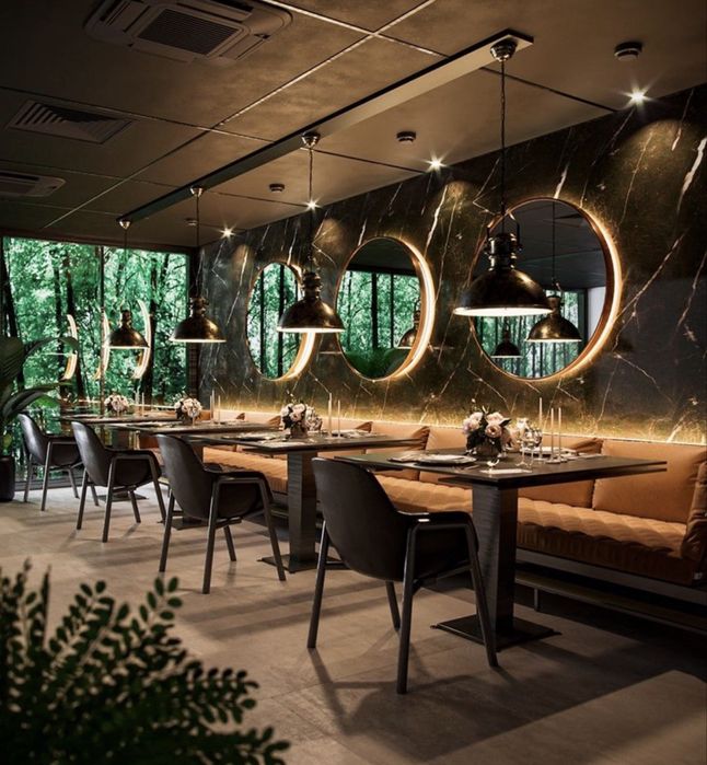 Mobiliario e projetos para restaurantes e bares